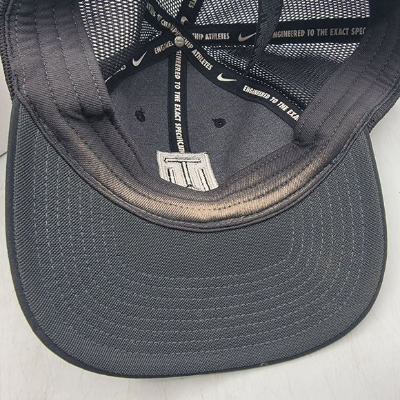 Nike Golf Tiger Woods Adults Trucker Hat Black Breathable Adjustable Casual - Picture 10 of 10